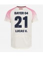 Billige Bayer Leverkusen Lucas Vazquez #21 Bortedrakt 2025-26 Kortermet